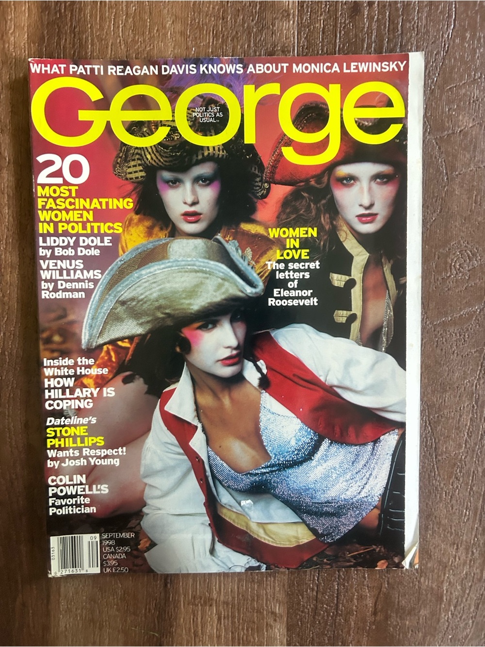 George MagazineSeptember 1998Women in Love 20 Most Fascinating Women in Politics